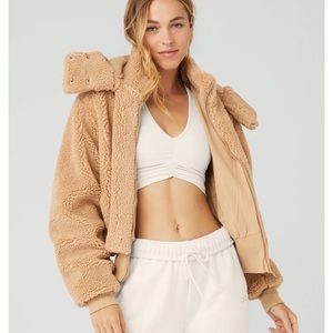Alo Yoga Foxy Sherpa Hooded Jacket